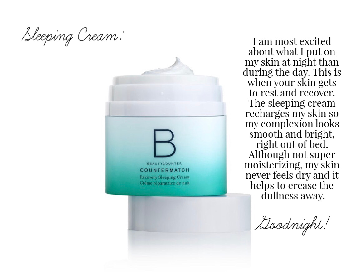 clean beauty beautycounter recovery sleeping cream